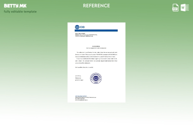 Модерен стил Референтен шаблон за заедничка банка за развој на Лаос